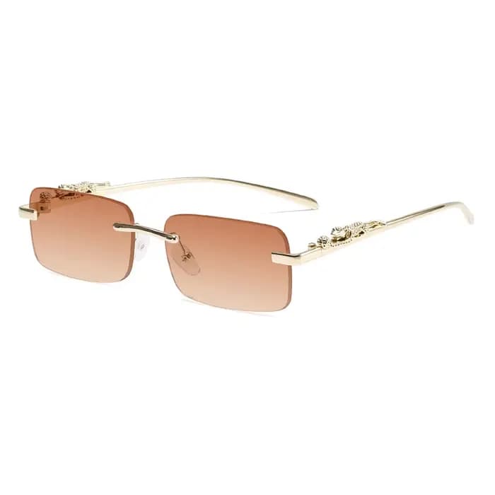 Monture de lunettes sans monture pour femmes et hommes