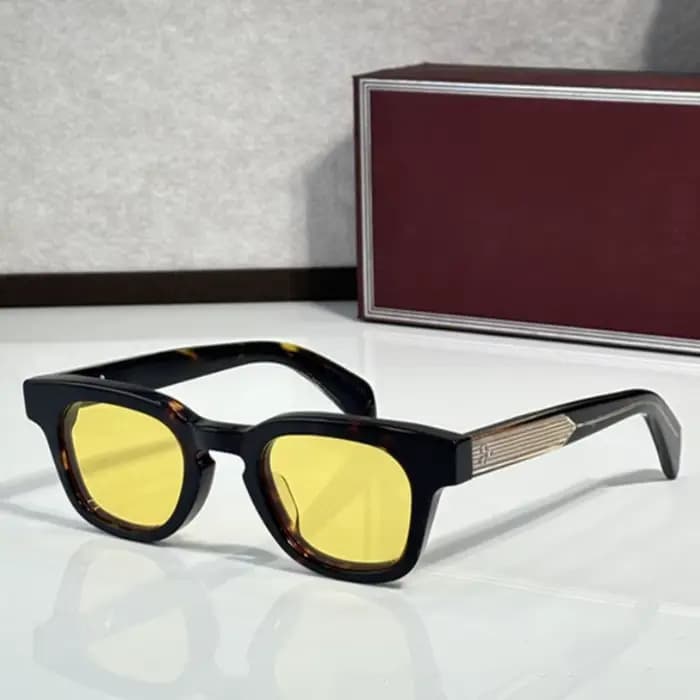 Lunettes de soleil de luxe classiques JULIEN - Modèle rétro artisanal unisexe