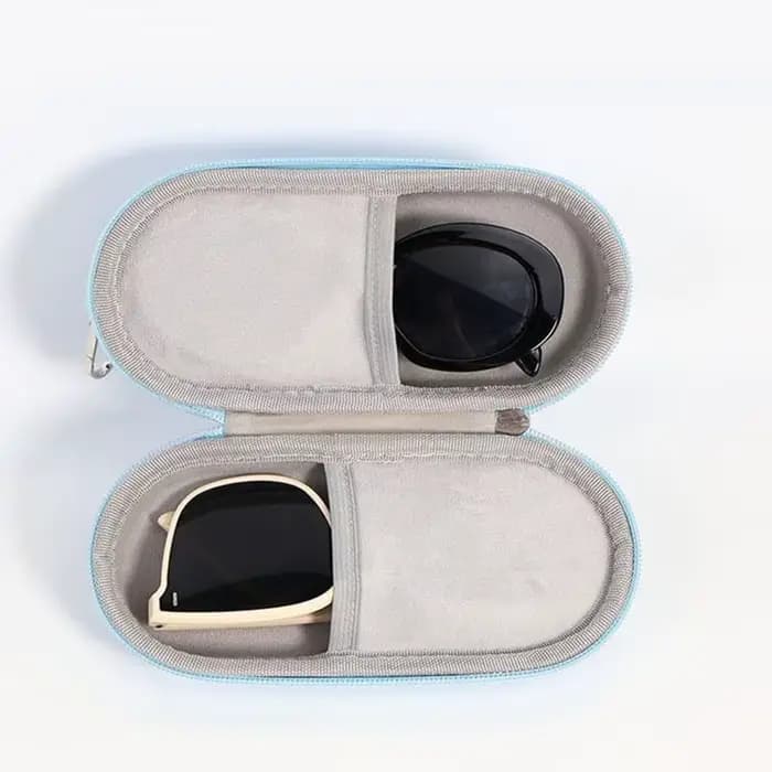 Étui de voyage double pour lunettes avec coque rigide robuste pour protéger vos