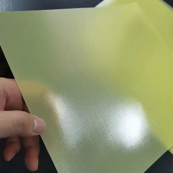 Plaque de verre en Fiber de verre givrée 50x120cm, panneau époxy en polypropylène FR4, plaque de base isolante 3240