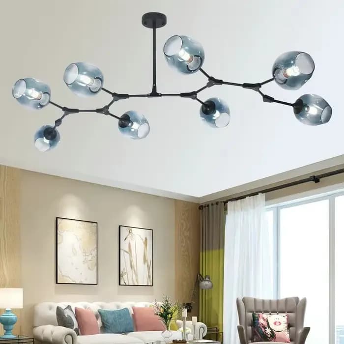 Lustre en verre Ludeviation moderne pour LOFT, plafonnier LED, suspension, salon, salle à manger, décoration d'intérieur, confliclights, luminaires de cuisine