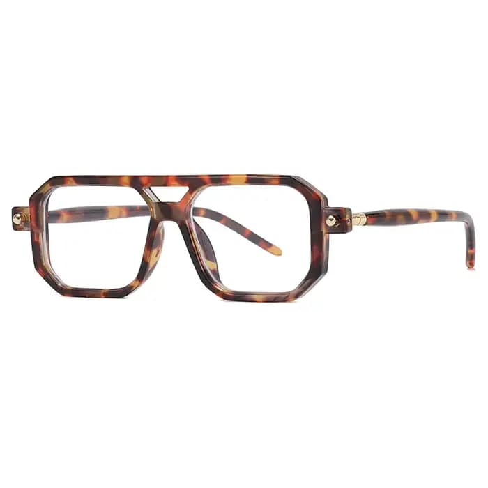 Lunettes à monture épaisse surdimensionnée pour hommes