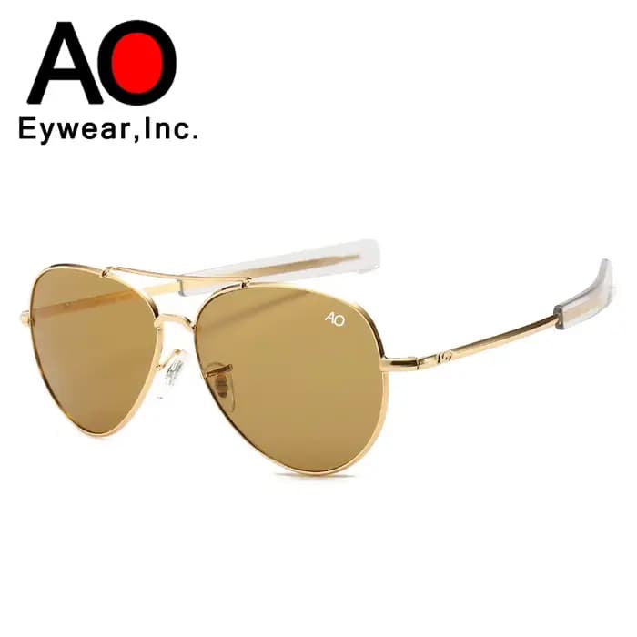 AO Aviation-Lunettes de soleil rétro pour hommes et femmes