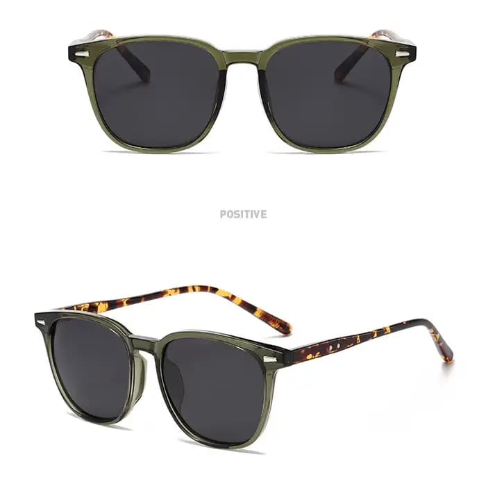 Lunettes de soleil carrées vintage pour femmes et hommes