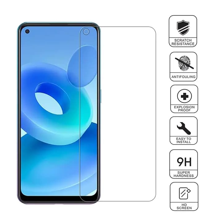 Pour OPPO A94 5G,9H protecteur d'écran 2/4 pièces Film de verre trempé HD