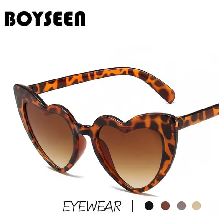 Lunettes de soleil en forme de cœur pour fête d'enterrement de vie de jeune fille