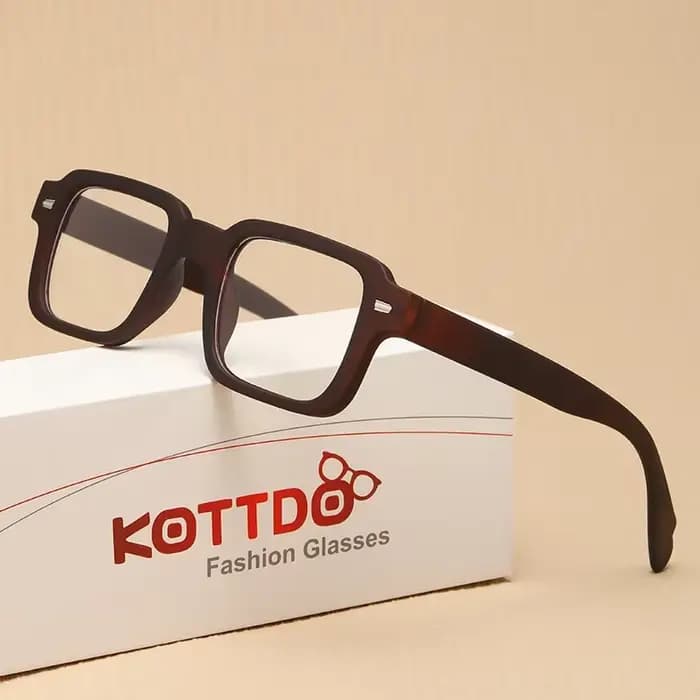 Nouveau cadre de lunettes carré en plastique mode hommes