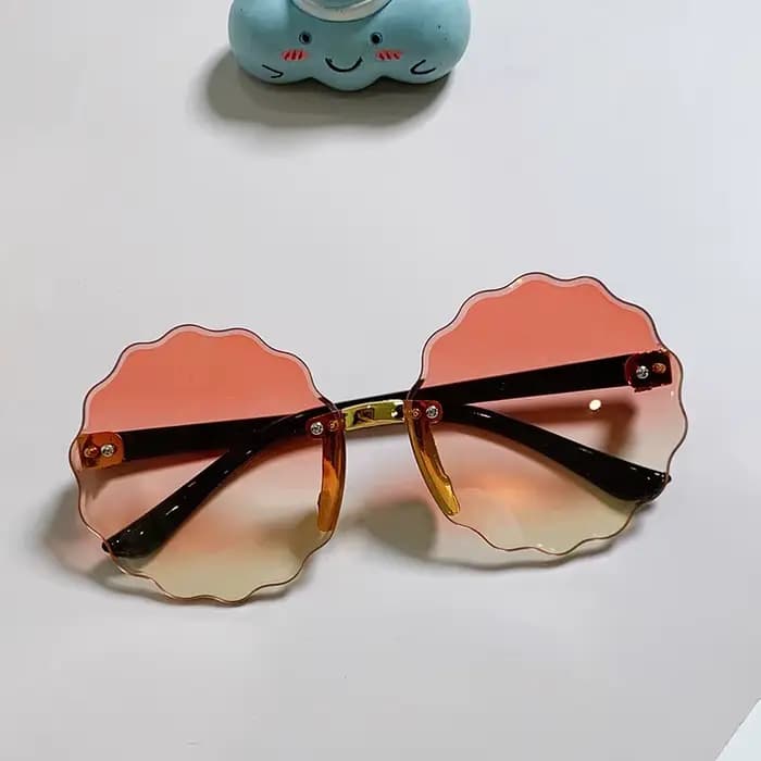 Lunettes de soleil rondes rétro pour enfants