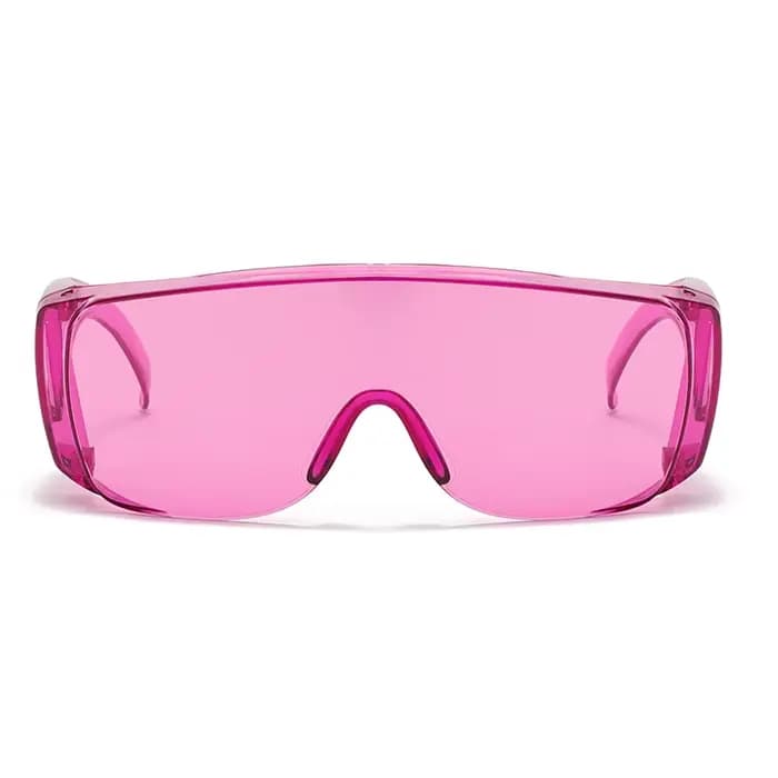 Lunettes de soleil décoratives aux couleurs vives