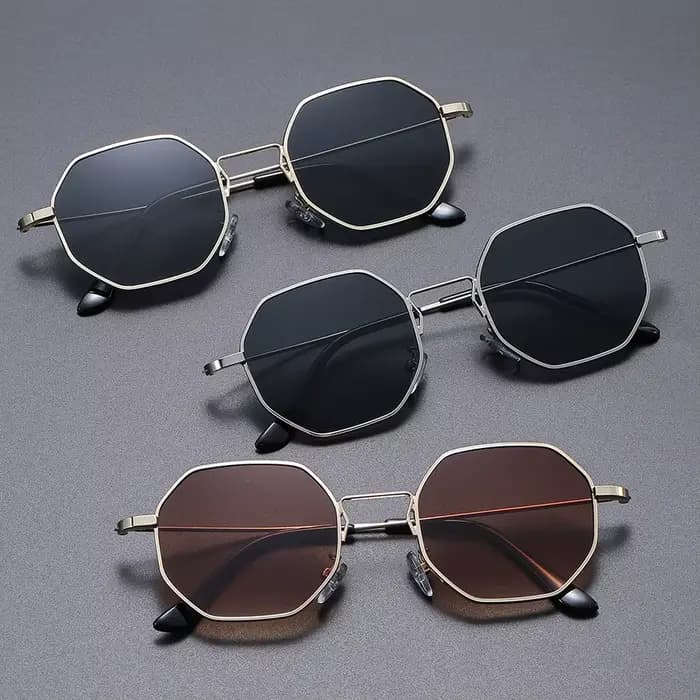 Lunettes de mode classiques à monture géométrique pour hommes