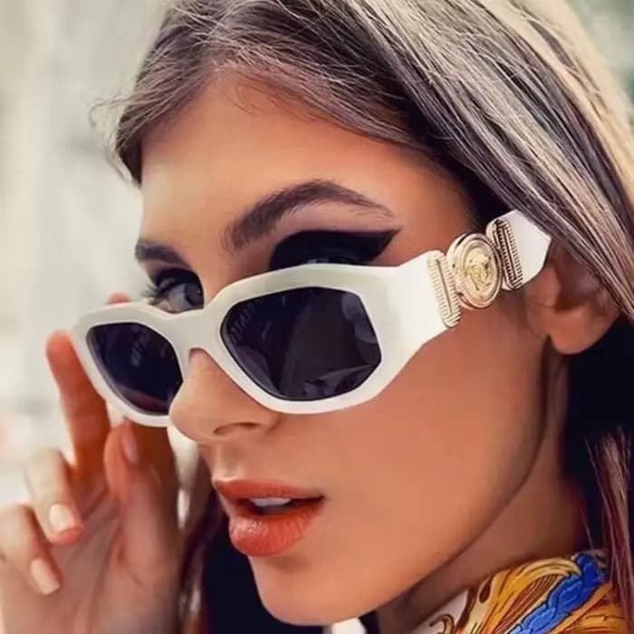 Vintage carré luxe petite monture lunettes de soleil hommes femmes Rectangle marque Design mode