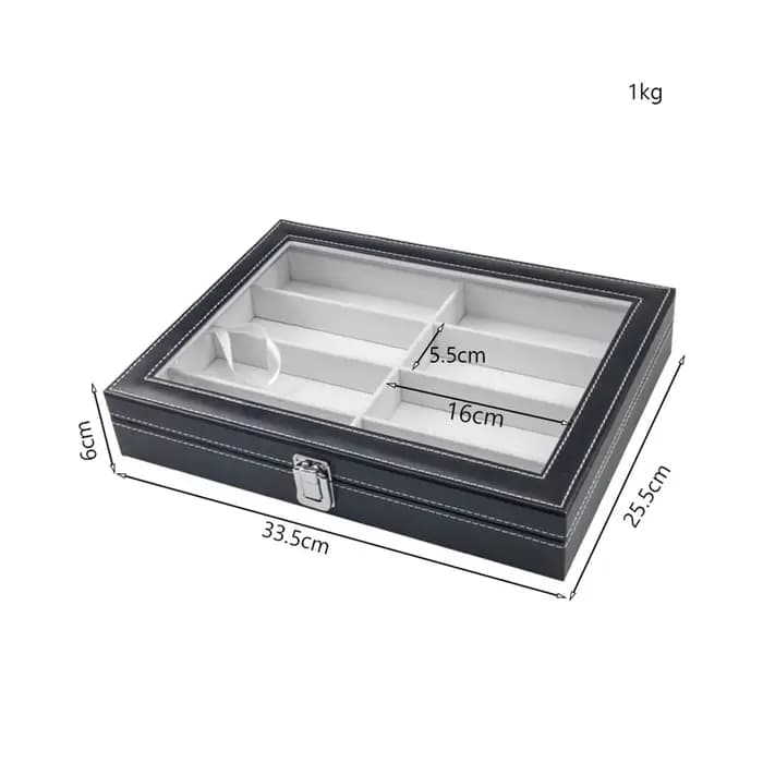 Boîte de Rangement Multifonctionnelle pour Lunettes de Soleil