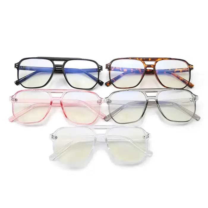 Lunettes d'ordinateur transparentes
