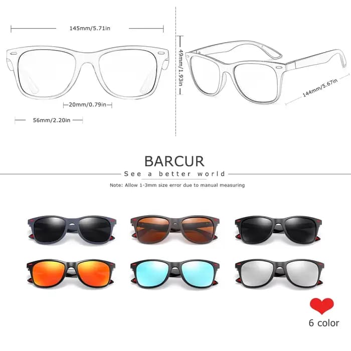 Lunettes de soleil polarisées pour hommes et femmes