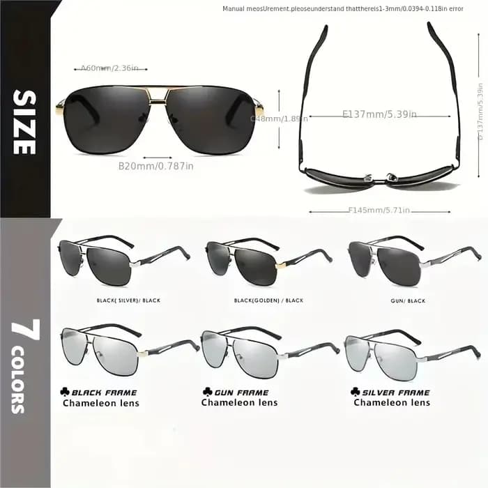 Lunettes de soleil dégradées tendance pour hommes