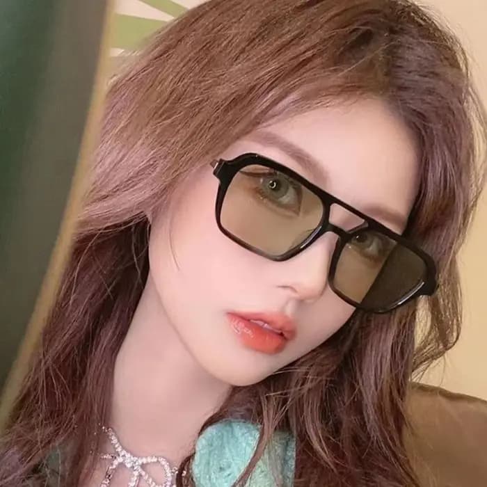 Lunettes de soleil carrées vintage rétro pour femmes et hommes