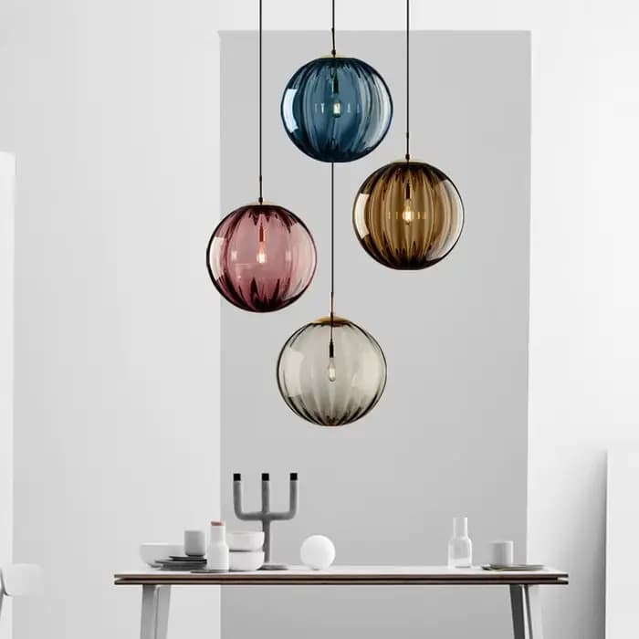 Lampe Led suspendue au design nordique moderne, luminaire décoratif d'intérieur, idéal pour une chambre à coucher, une salle à manger ou un Bar, un Loft ou une cuisine