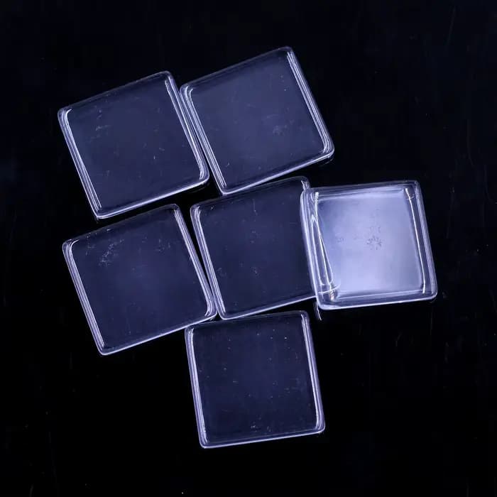 Cabochons carrés en verre à dos plat de 25mm, 10 pièces, adaptés au réglage de camée vierge, bricolage artisanat, fabrication de bijoux, accessoires, matériaux