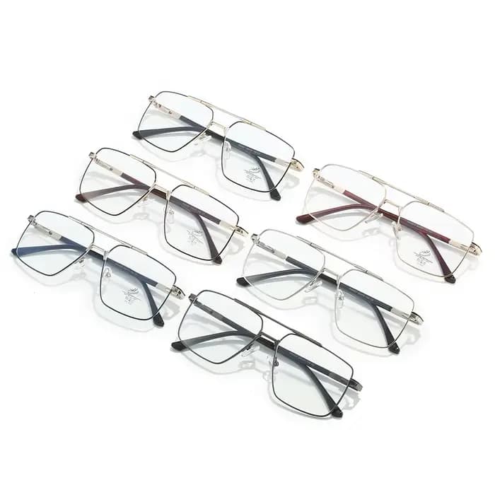 JMISUS 2025 nouveautés aviateur verre de Prescription hommes pilote lunettes progressives mode