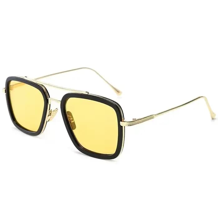 Lunettes de soleil de marque Iron Man Tony Stark pour hommes