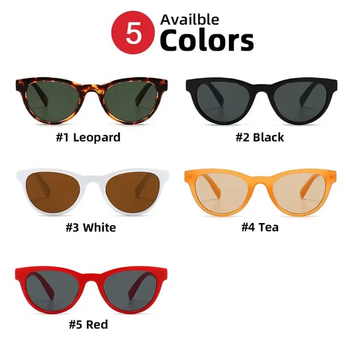 VIVIBEE 2026 Lunettes de soleil œil de chat pour femme