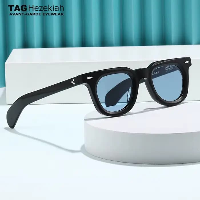 TAG Hezekiah marque de luxe lunettes de soleil de mode hommes VENDOME designer fabriqué à la main Vintage