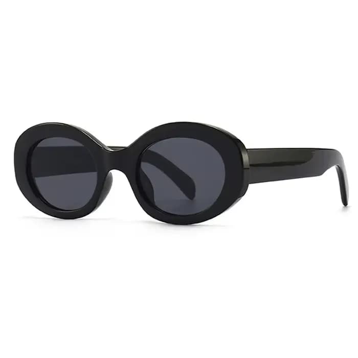 Lunettes de soleil ovales classiques de marque
