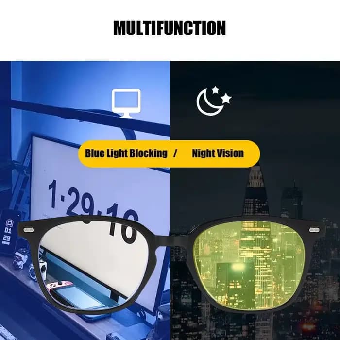 Lunettes de soleil ultralégères à monture narpour la conduite nocturne
