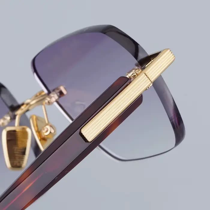Lunettes de soleil carrées sans monture JOHN DALIA