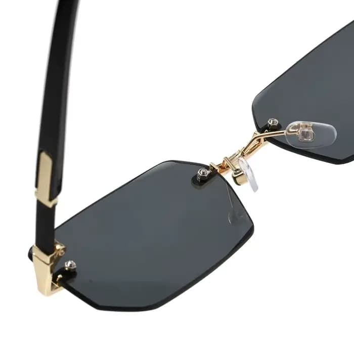 Lunettes de soleil tendance sans monture pour hommes et femmes