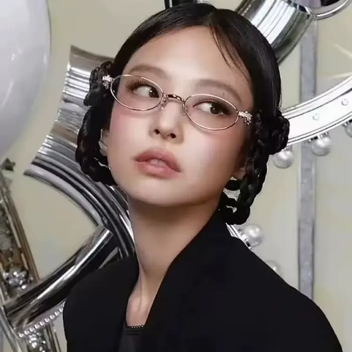 Lunettes anti-lumière bleue ovales coréennes pour femmes et hommes