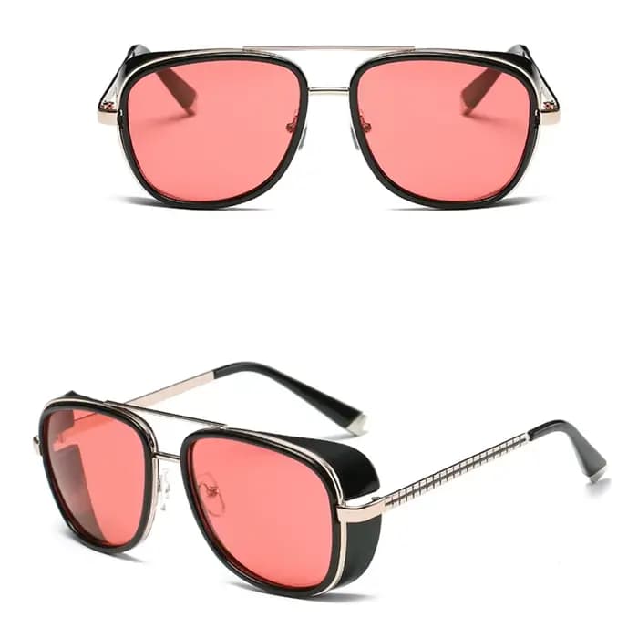 2019 Iron Man 3 Tony Stark lunettes De soleil homme Vintage Steampunk Oculos De Sol