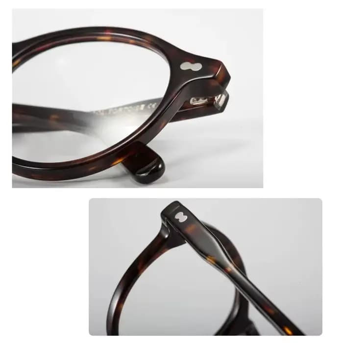 Johnny Depp lunettes rondes cadre homme Lemtosh