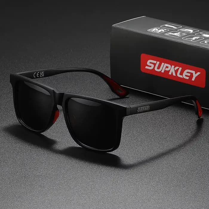 SUPKatteign- Lunettes de soleil de sport polarisées UV400 pour homme