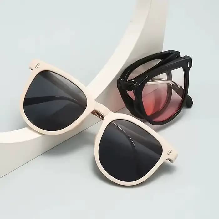 Nouvelles lunettes de soleil pliables pour femmes