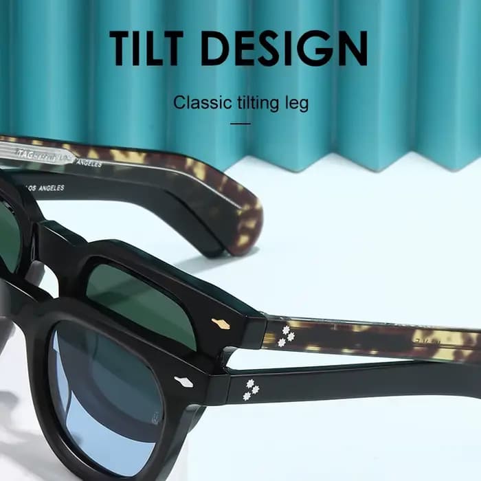 TAG Hezekiah marque de luxe lunettes de soleil de mode hommes VENDOME designer fabriqué à la main Vintage