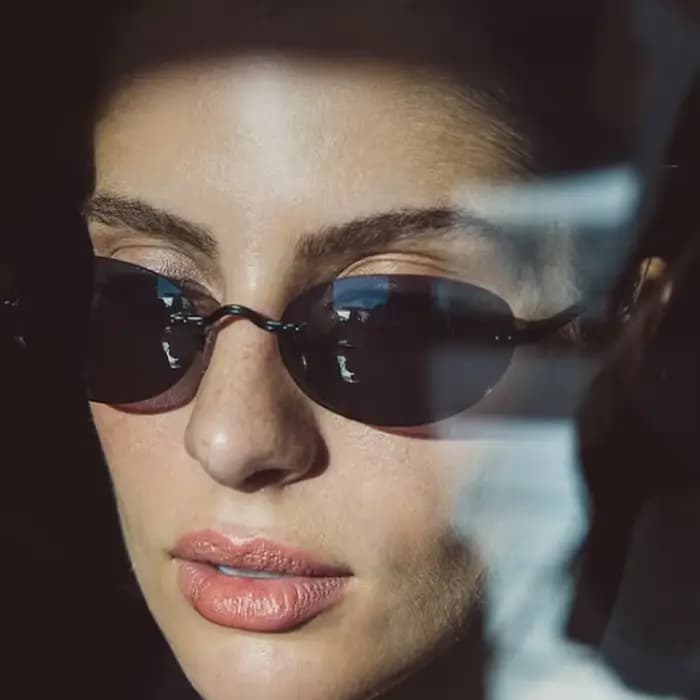 Lunettes de soleil sans bords pour femmes