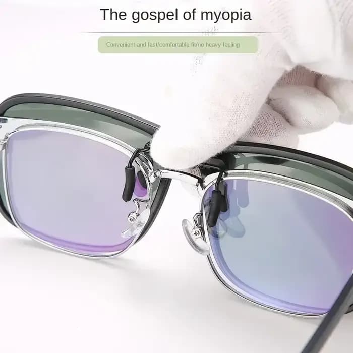 Lunettes de soleil polarisées à Clip rabattable pour la conduite
