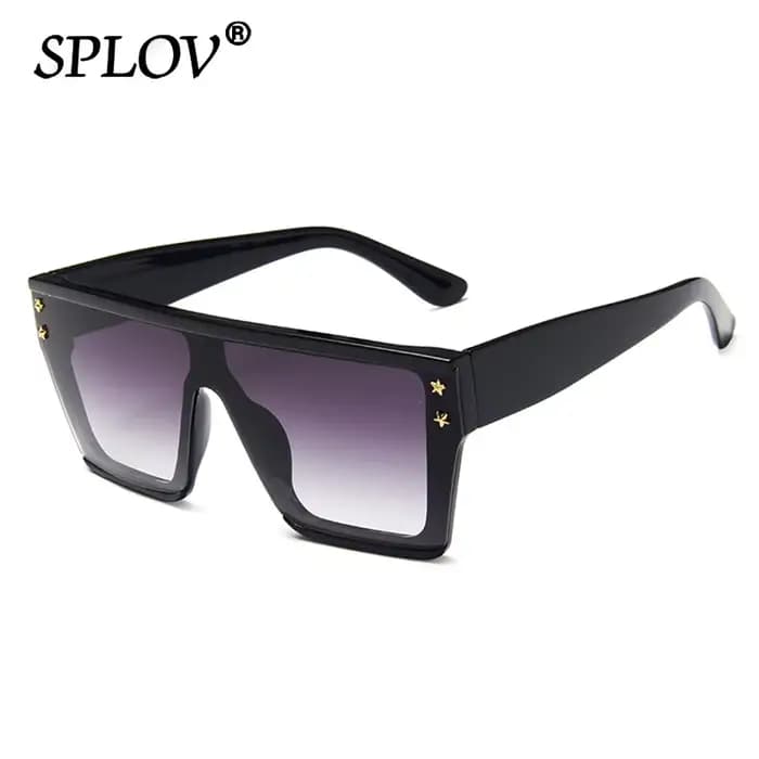 Lunettes de soleil à grande monture pour hommes et femmes