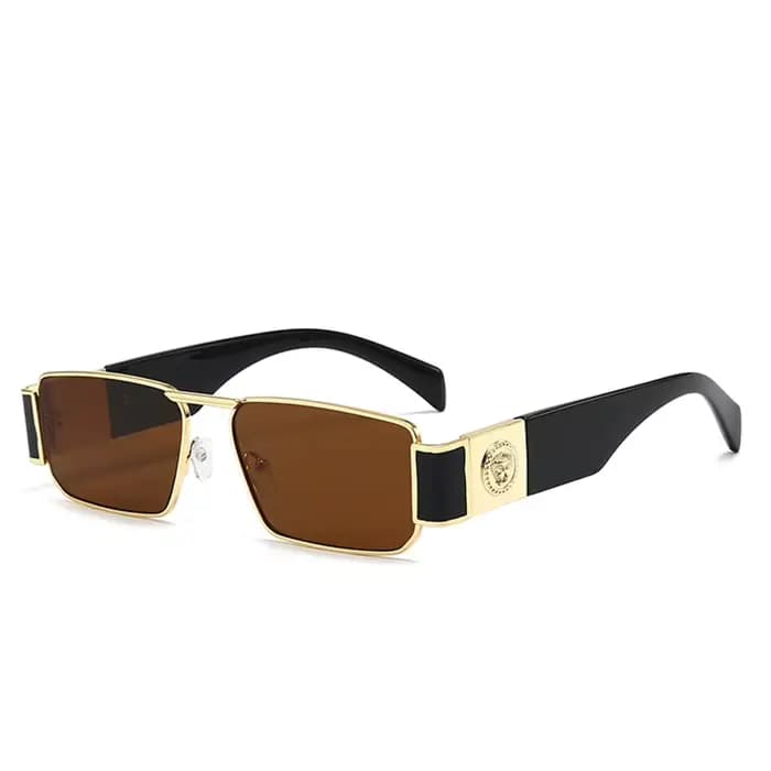 Nouvelle marque de mode lunettes de soleil de créateur de luxe hommes femmes 2026 léopard Vintage élégant nuances