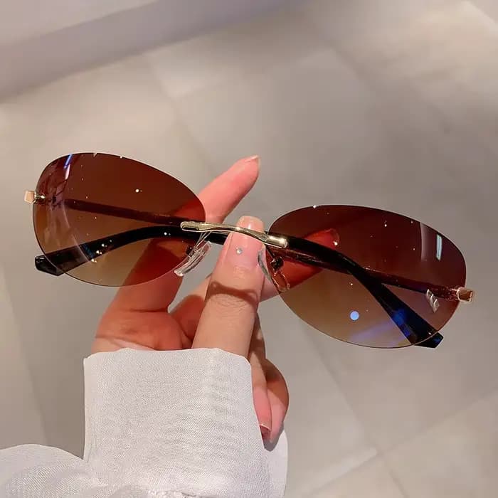 Nouvelle marque de luxe Designer petite monture lunettes de soleil œil de chat femmes Vintage mode
