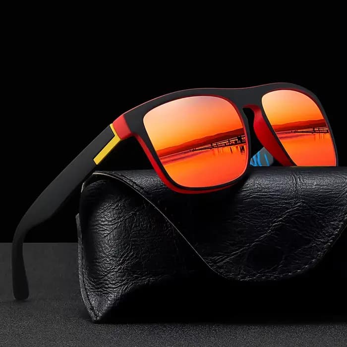 Lunettes de soleil carrées tendance pour hommes et femmes