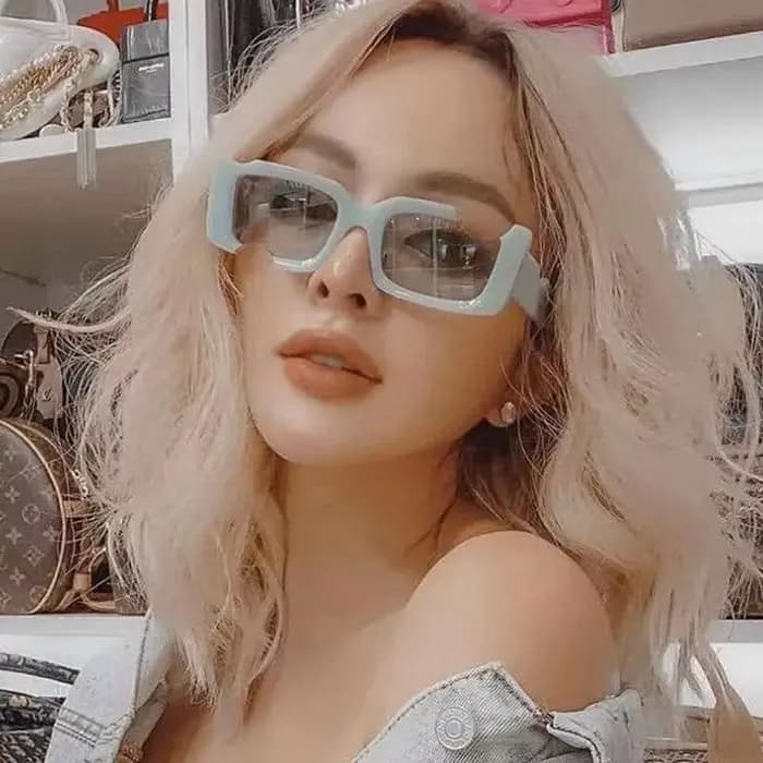 Lunettes de soleil carrées Hip Hop pour femmes et hommes