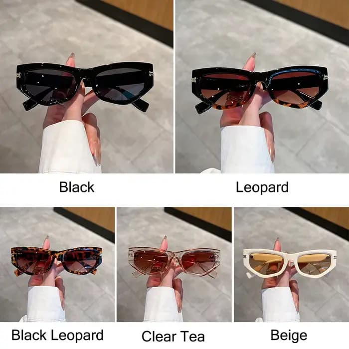 Lunettes de soleil œil de chat vintage pour femmes