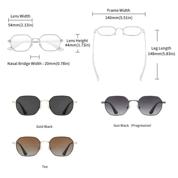 Lunettes de soleil classiques rétro pour femmes de marque GCV