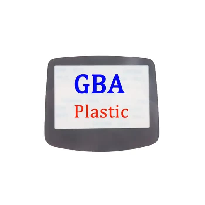 Lentille de protection d'écran en verre plastique, pour GB/GBA/GBC/Campaign/GBA SP/GBL