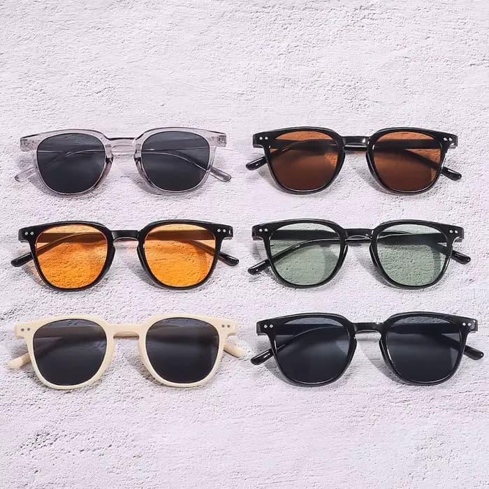 Lunettes de soleil à monture carrée pour femmes
