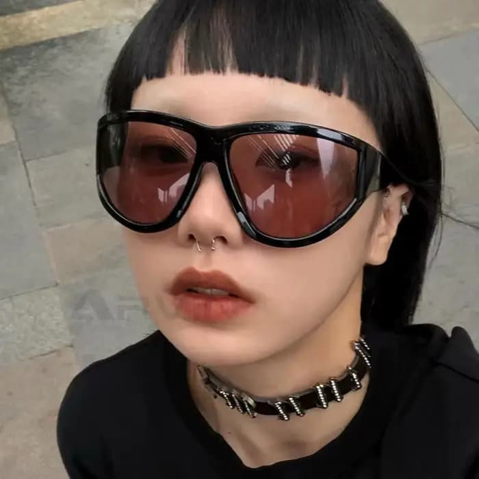 Lunettes de soleil sport Y2K pour femmes