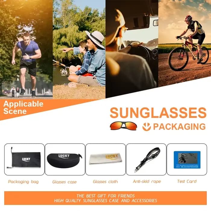Lunettes de soleil de sport UV400 pour la pêche en plein air