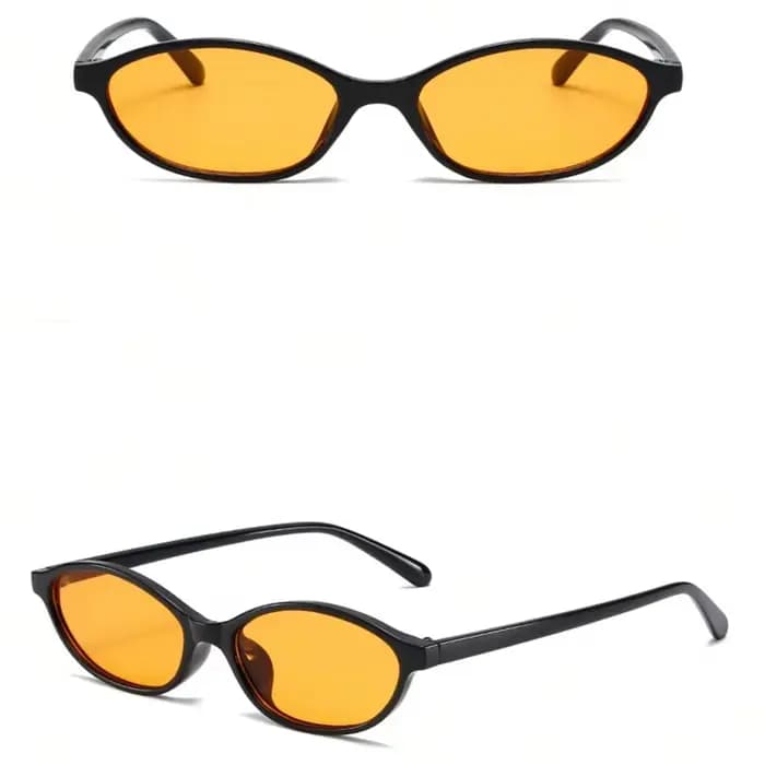 Lunettes de soleil ovales rétro pour femmes